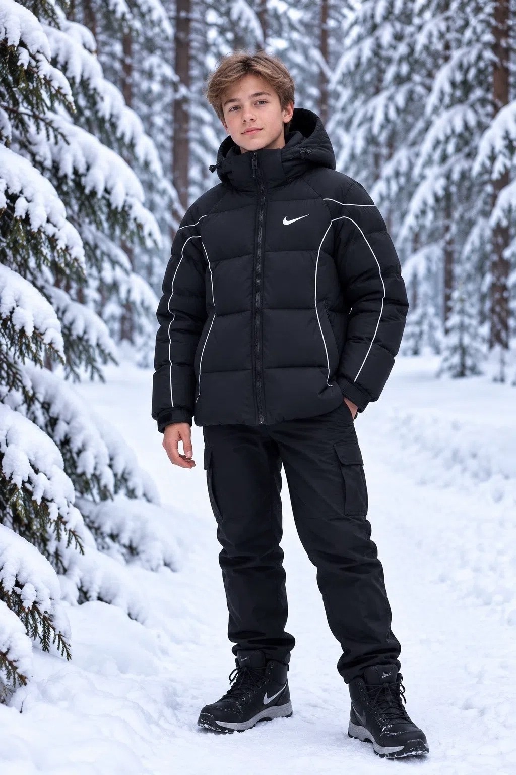 пуховик мужской nike,зимняя куртка nike,пуховики мужские,мужской пуховик найк,мужская куртка пуховик ххл