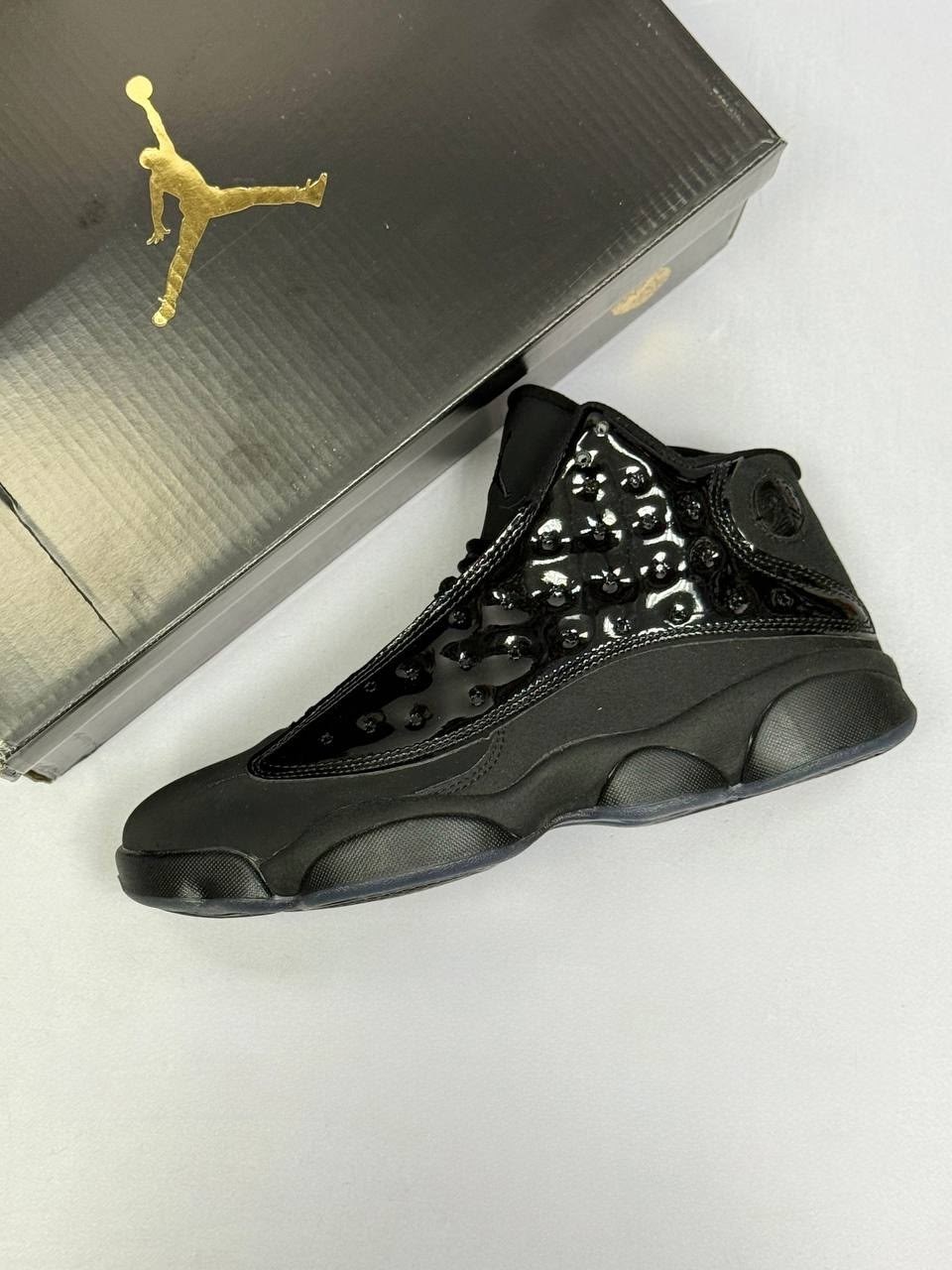 кроссовки air jordan 13 retro gs cap and gown черный,air jordan 13 retro 'cap and gown,air jordan retro 13,кроссовки air jordan 13 retro 'cap and gown' черный,air jordan 13