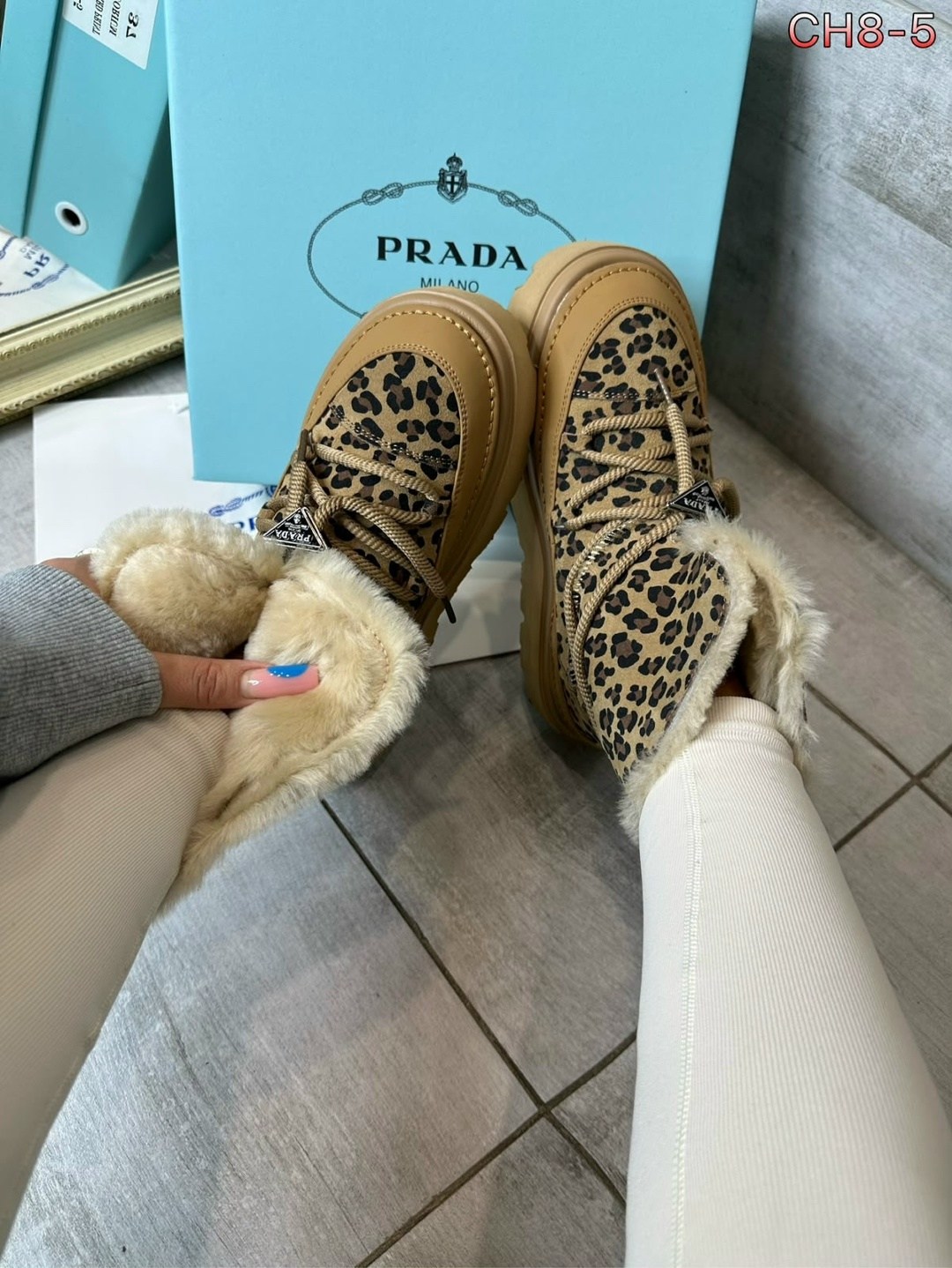 ,дутики prada,угги,зимние дутики на платформе с мехом elegance emporium,женские угги