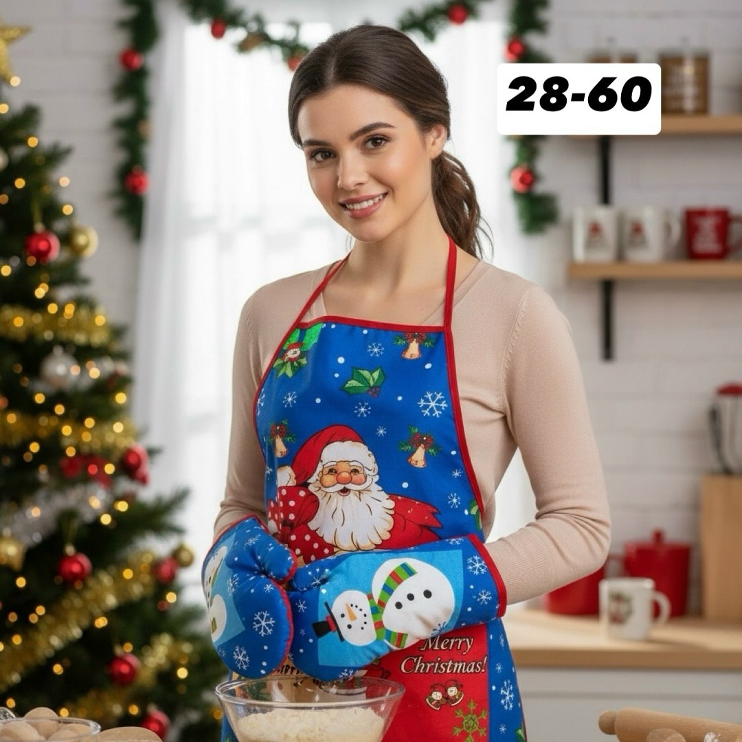 новогодний фартук,фартук,набор фартук,кухонный фартук,фартук с новогодней тематикой