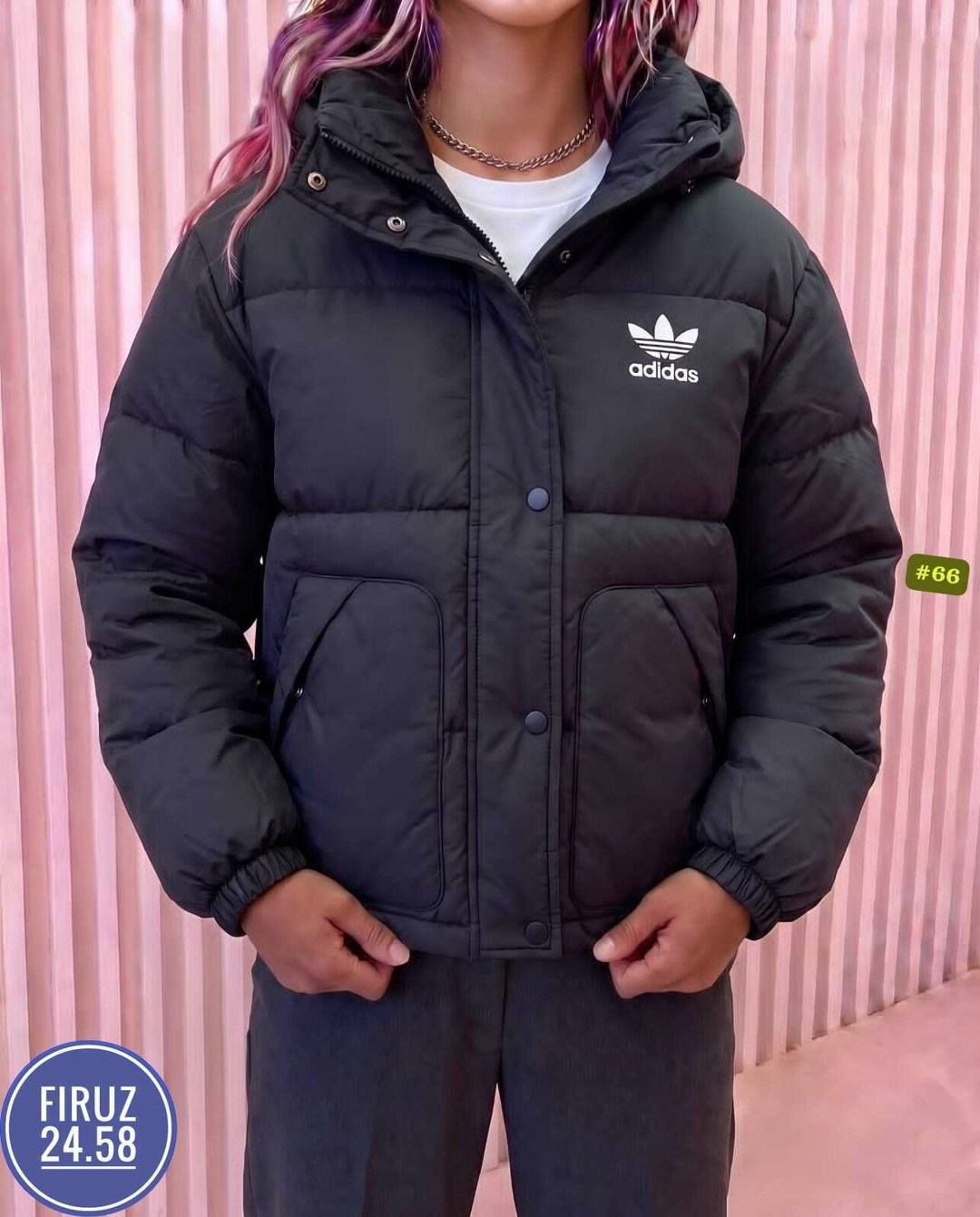 пуховик женский adidas,куртка модная,женская куртка,демисезонная куртка,пуховик adidas