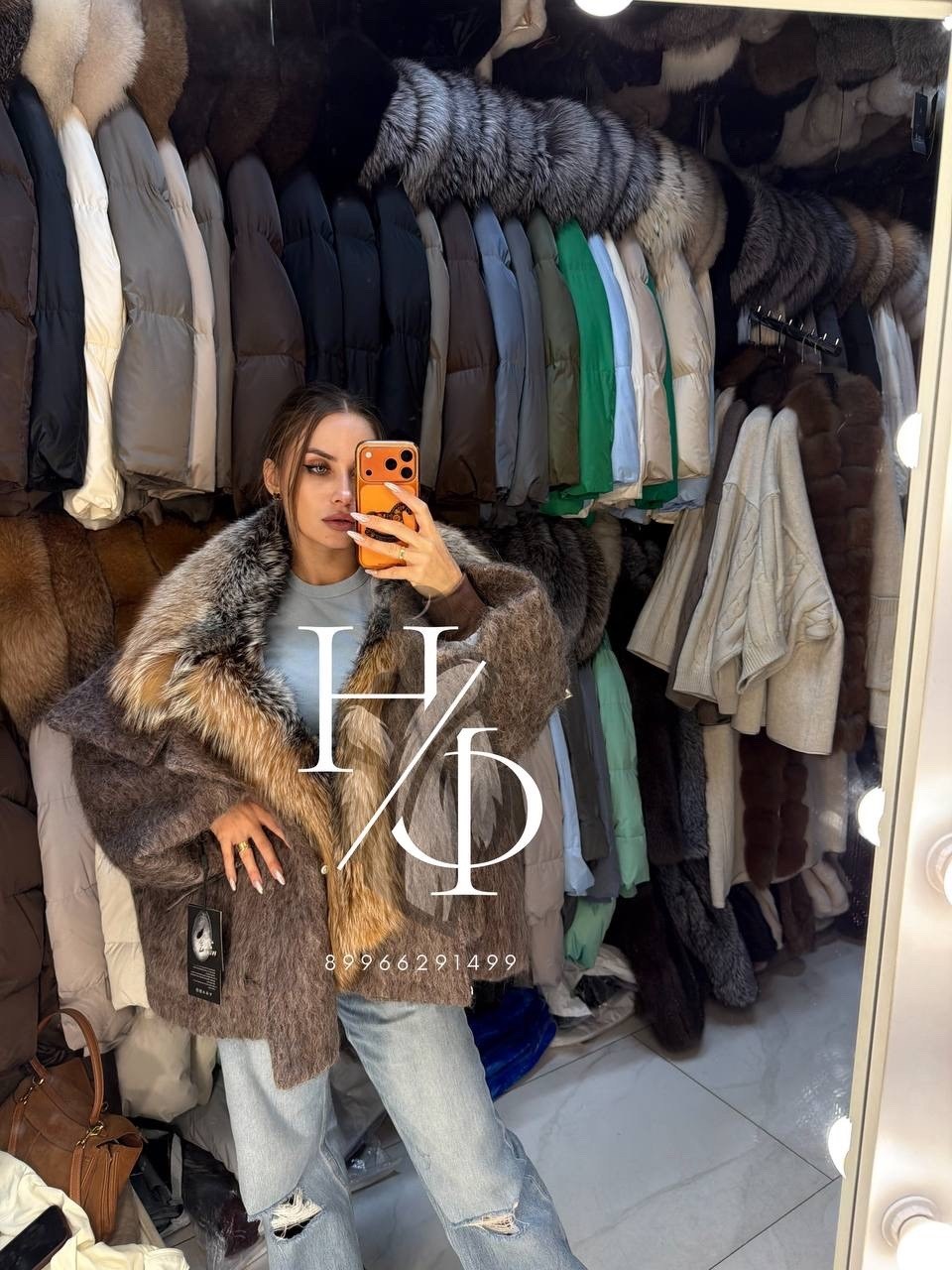 женский пуховик с натуральным мехом max mara premium,зимняя куртка-пальто оверсайз v8oss,зимняя куртка-пальто оверсайз,меховая куртка,полушубок из эко ламы