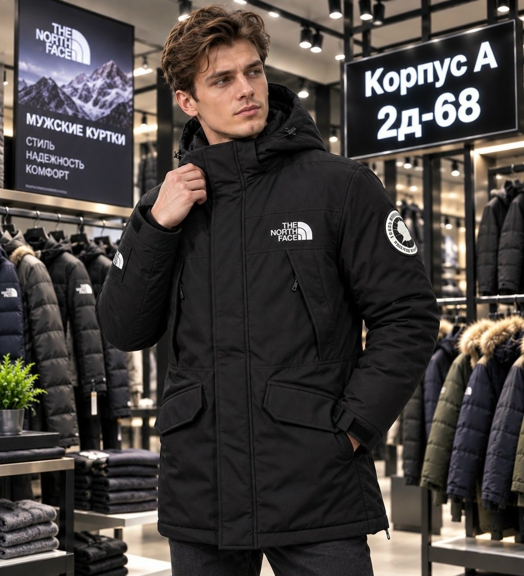 пуховик мужской the north face mcmurdo черный,мужская куртка the north face mcmurdo 2,куртка мужская the north face,зимняя куртка the north face,пуховик мужской the north face mcmurdo 2