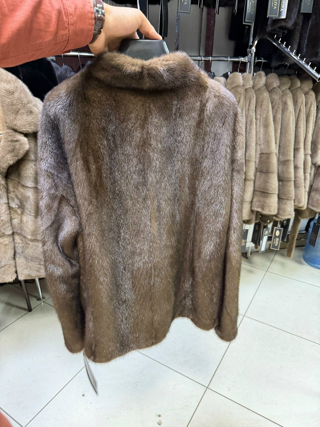 премиальный полушубок из норки saga furs,премиальная шуба - автоледи из норки 48-50 р,шуба норковая,шуба норка,шуба из норки