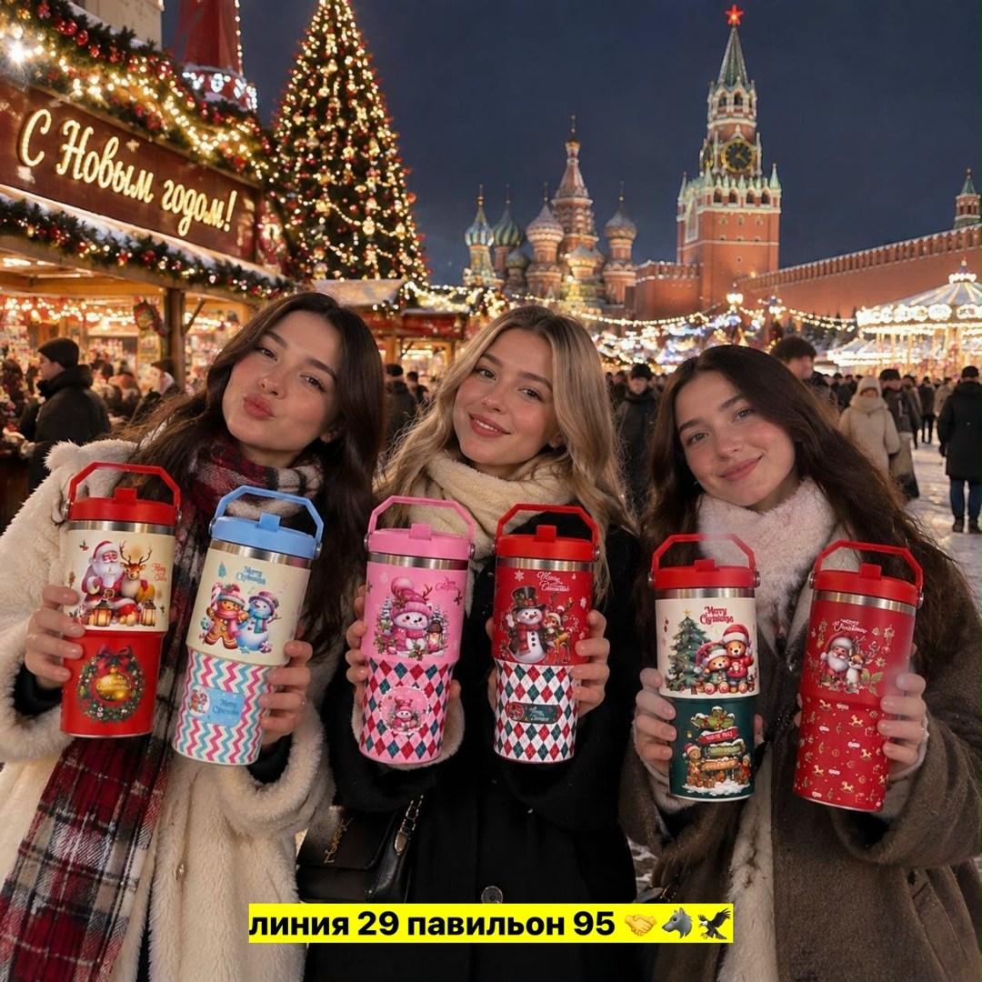 рождественские подарки,в рождество,новогодняя москва,бутылка для воды,на красной площади
