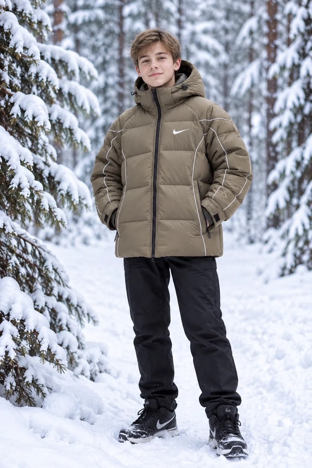 пуховик мужской nike,зимняя куртка nike,пуховики мужские,мужской пуховик найк,мужская куртка пуховик ххл