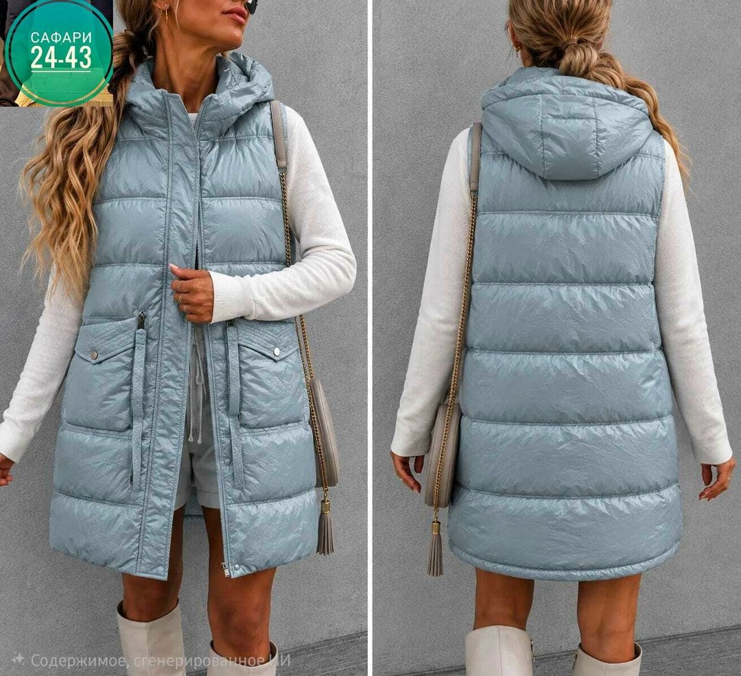 жилетка женская,жилетка с капюшоном,жилеты с капюшоном,жилетка удлиненная,женские жилеты