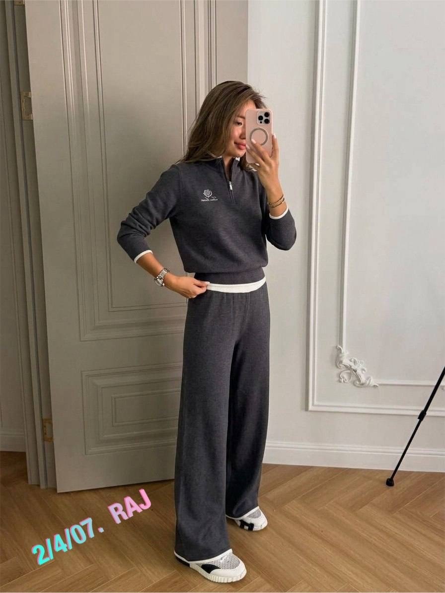 спортивный костюм двойка miu miu,костюм трикотажный с брюками alo 497639263,женские костюмы,трикотажные костюмы,костюм женский трикотажный
