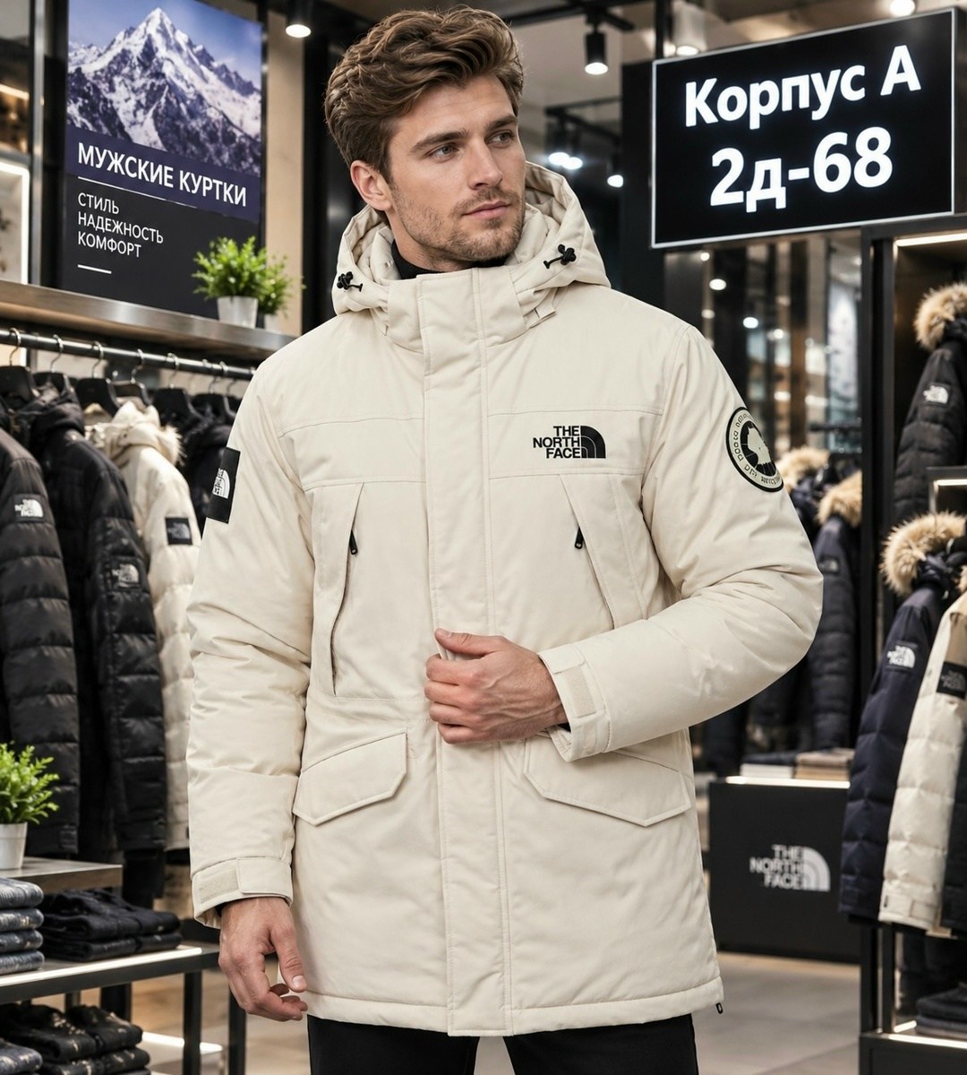 пуховик мужской the north face mcmurdo черный,мужская куртка the north face mcmurdo 2,куртка мужская the north face,зимняя куртка the north face,пуховик мужской the north face mcmurdo 2