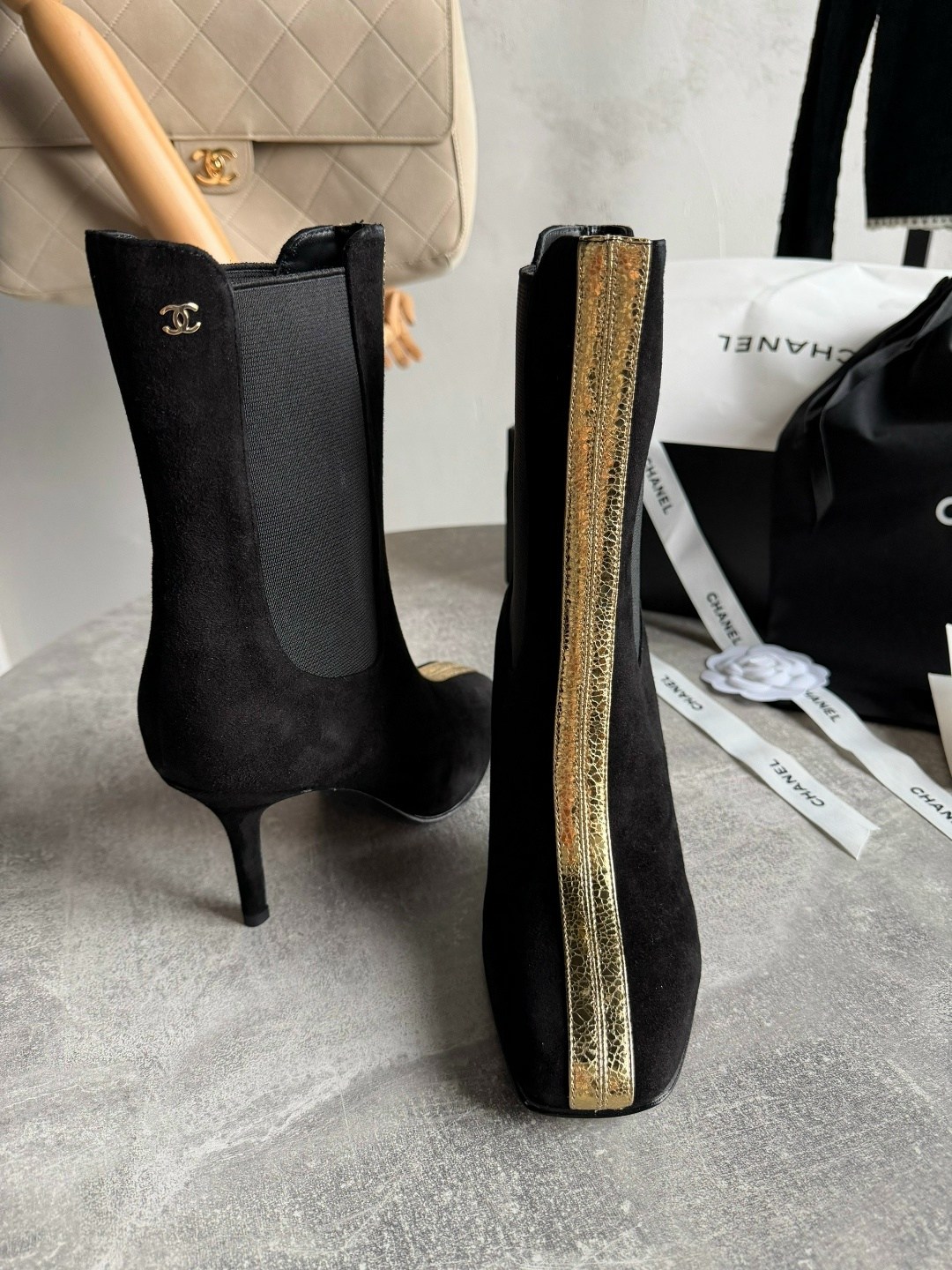 ботильоны chanel,сапоги chanel,,ботинки chanel,женские ботильоны