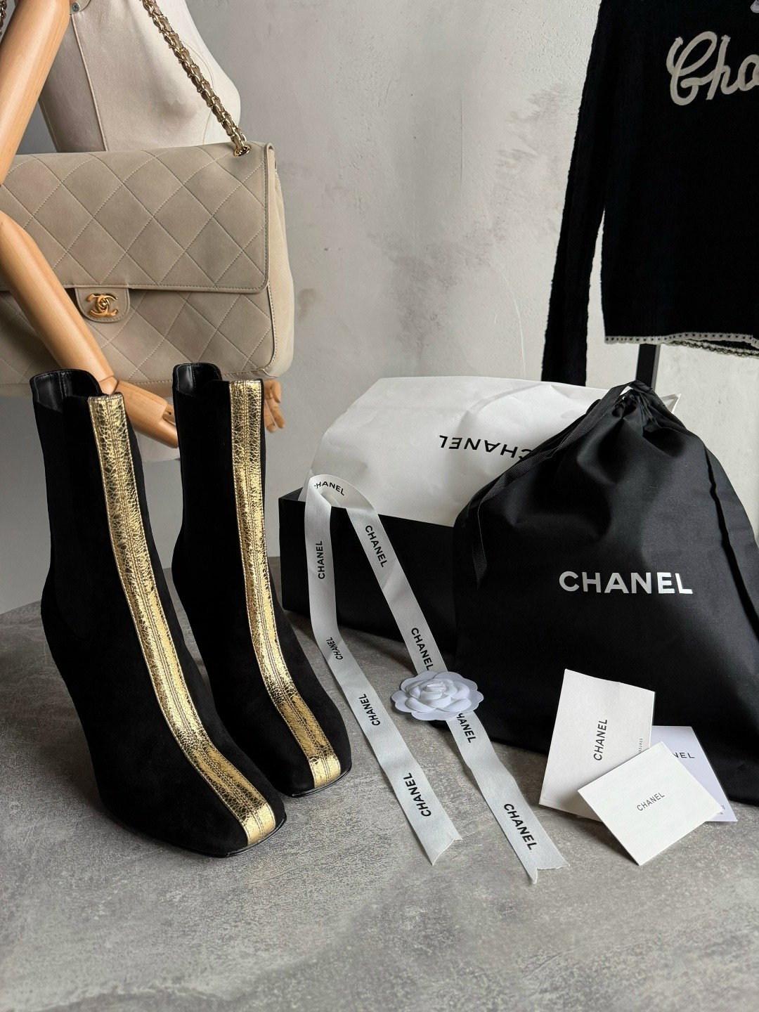 ботильоны chanel,сапоги chanel,,ботинки chanel,женские ботильоны