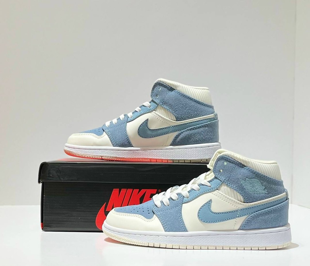 nike air jordan 1 mid se,air jordan 1 mid se 'sail light blue',nike air jordan 1 mid,nike jordan 1 mid голубые,air jordan 1 mid se