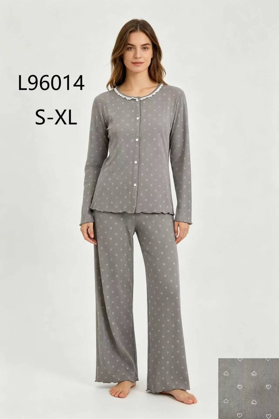 пижама серая,комплект пижама,женская пижама,пижамы для женщин,пижамы с брюками