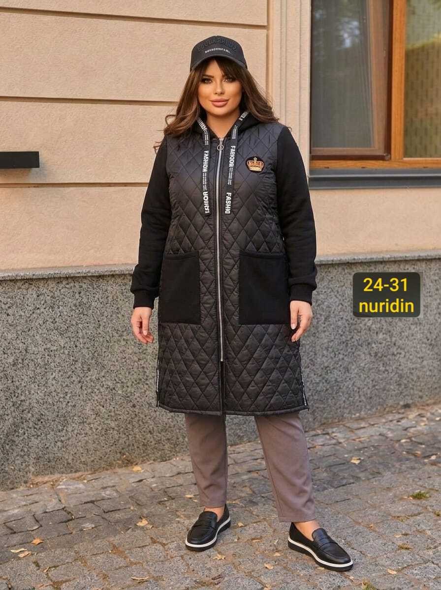 куртка удлиненная,куртка женская,куртка комбинированная,куртка плащевка,демисезонная куртка
