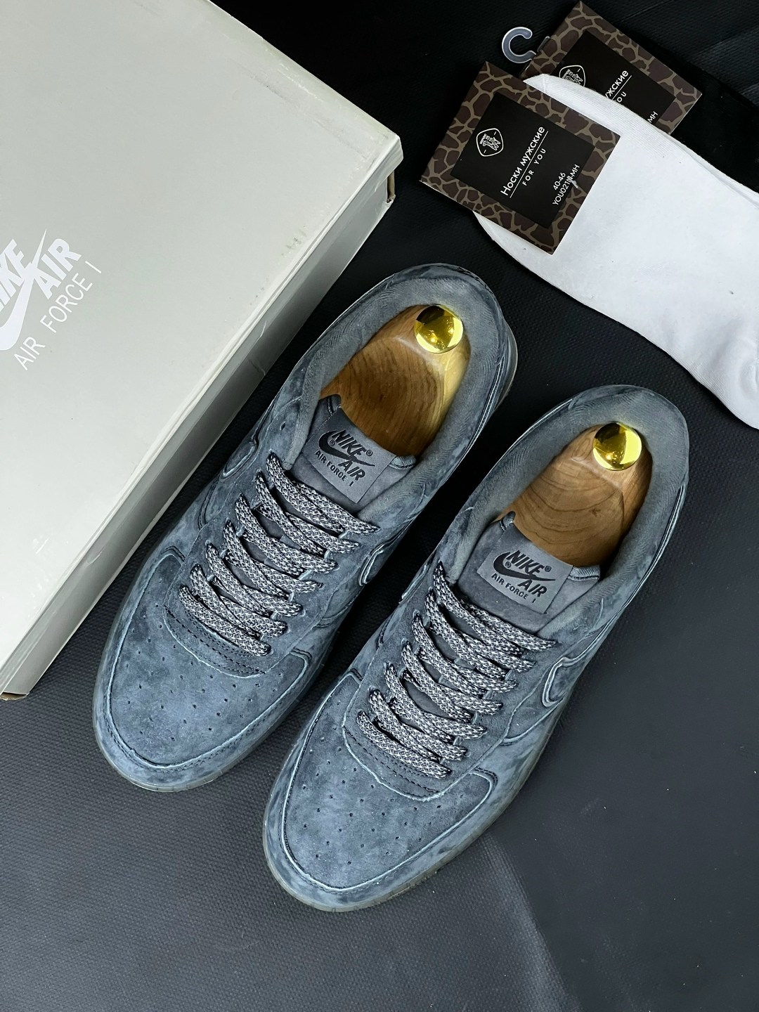 кросcовки nike air force 1,nike x reigning champ air force 1 low серые замша мужские,nike air force 1 low grey suede,nike air force 1 low,кроссовки nike x reigning champ air force 1 low