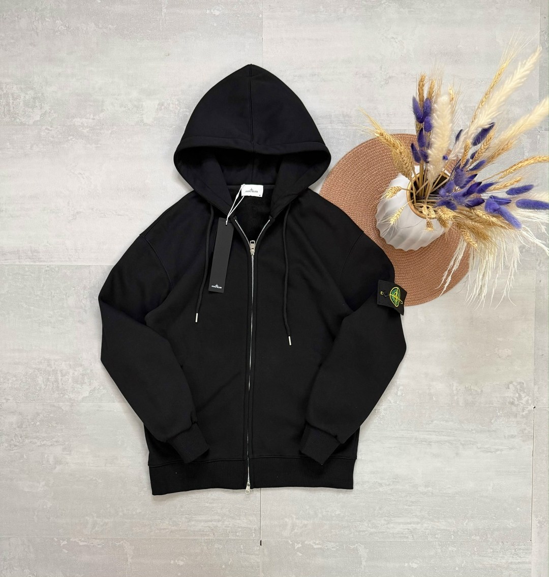 зип худи stone island,белая зип худи stone island,кофта стон айленд,худи stone island,мужские толстовки stone island