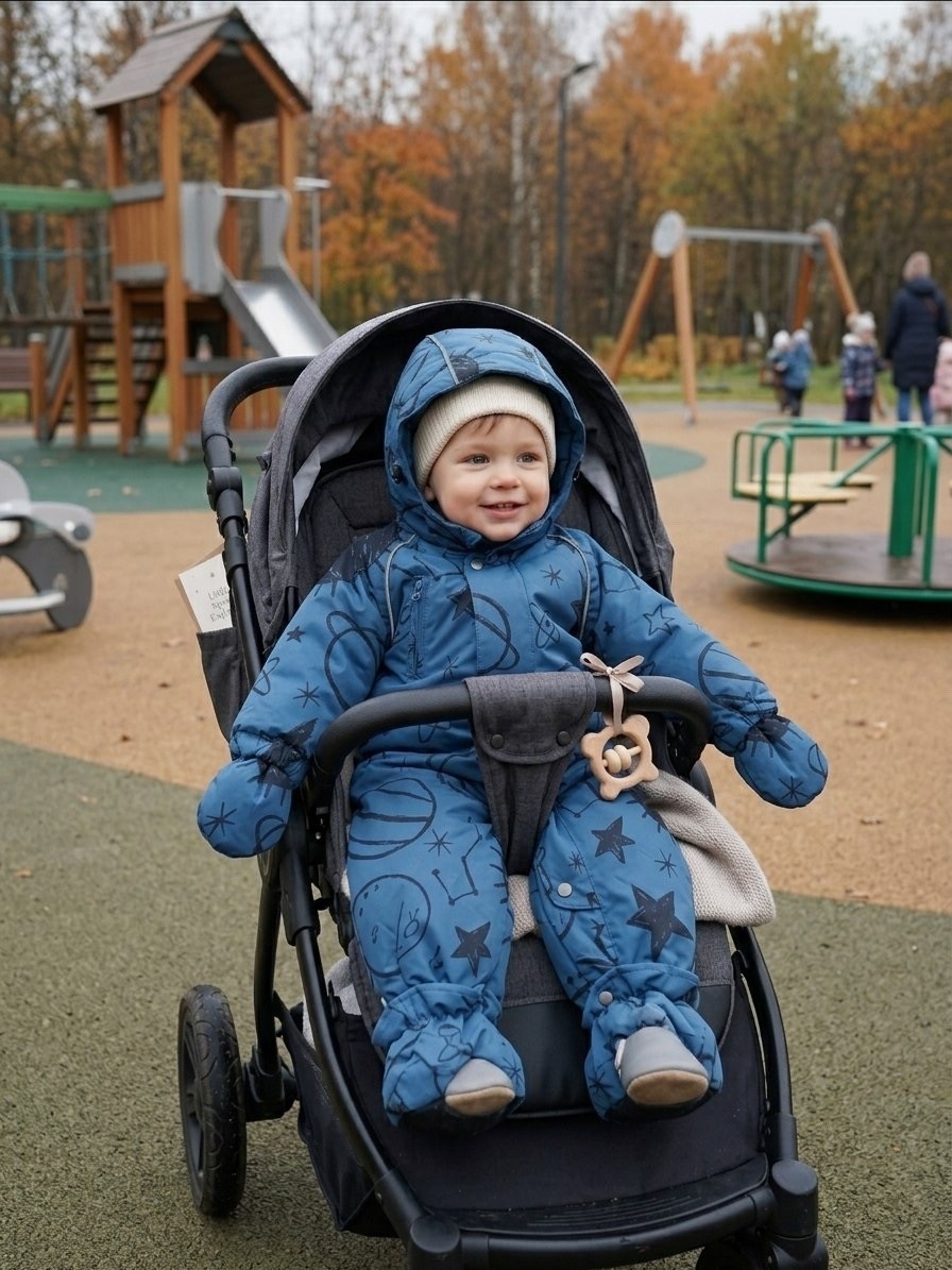 ребенок в коляске,детей,зимние комбинезоны,коляска,малыш