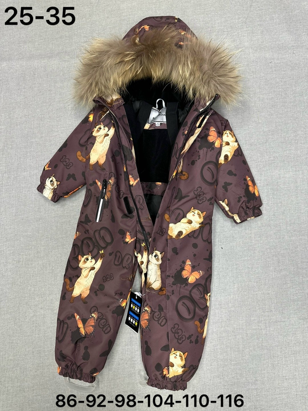 комбинезон molo polaris fur,зимний комбинезон,комбинезон molo,комбинезон детский,комбинезон molo polaris fur fox camo коричневый
