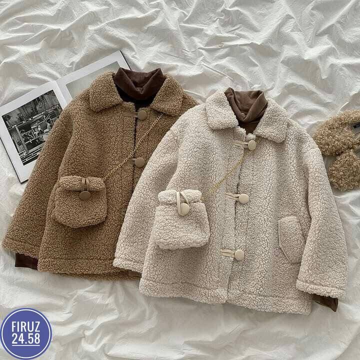 корейские тедди куртки для девушек,пальто барашек,пальто и куртки из овечьей шерсти,плюшевое пальто ,плюшевое пальто из овечьего меха