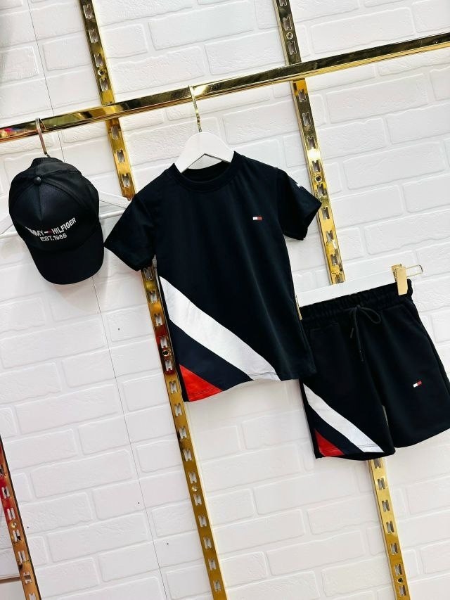 спортивный костюм tommy hilfiger,костюм шортами,спорт костюм,костюм для мальчика