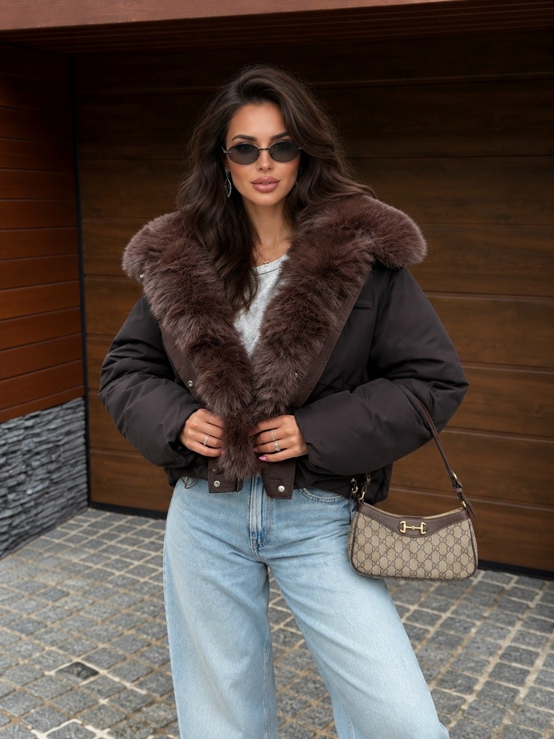 куртка - пуховик с мехом песца city furs,куртка с мехом,пуховик с мехом,куртка с мехом песца,пуховик с натуральным мехом