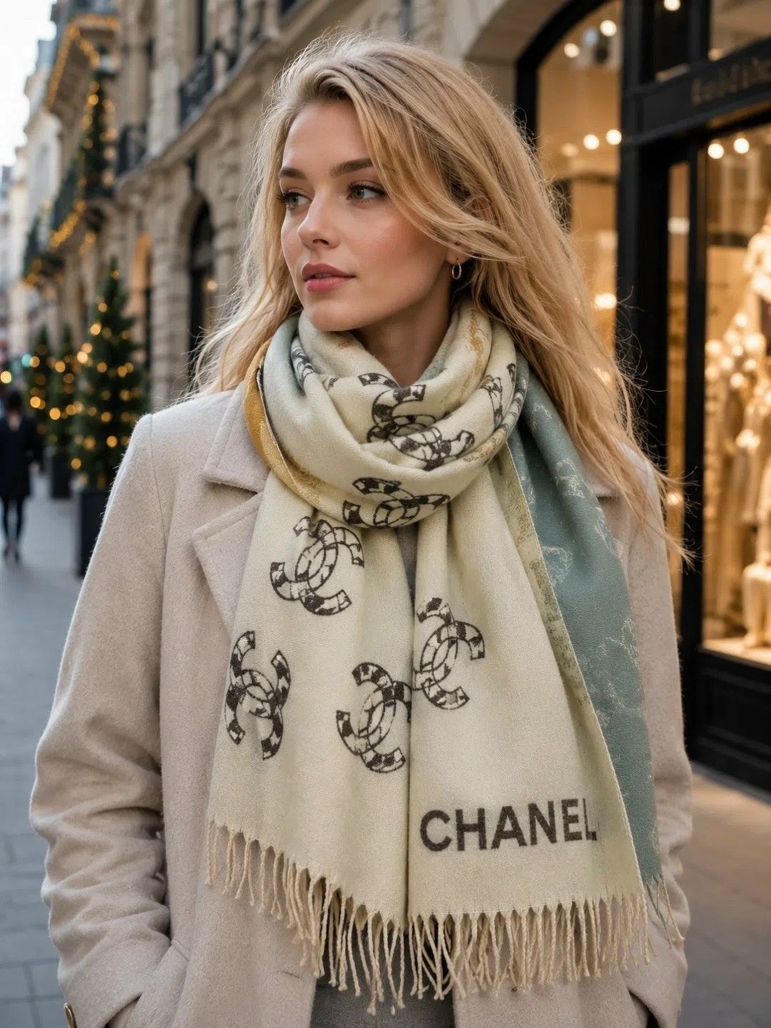 кашемировый шарф,шарф louis vuitton,модный женский кашемировый шарф в стиле gucci,модные шарфы,тёплый шарф