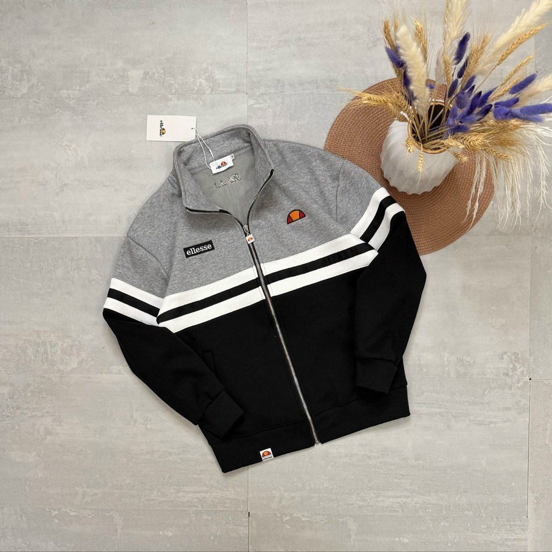 олимпийка ellesse,олимпийка ellesse rimini,ветровка мужская ellesse rimini track top,кофта ellesse,олимпийка ellesse ellesse цвет белый черный