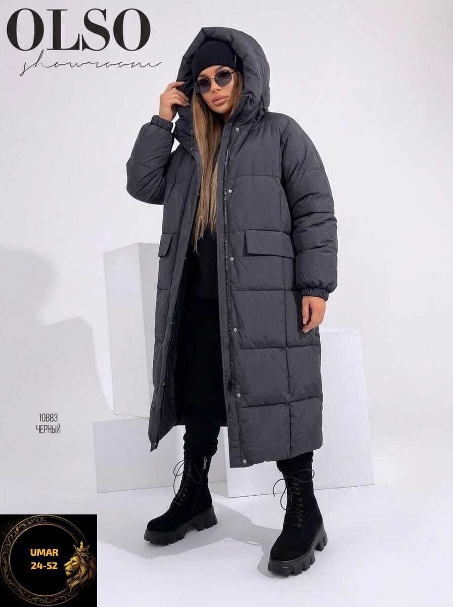 куртка женская зимняя длинная с капюшоном ecaerst fashion 739,зимние матовые куртки,пуховик женский,зимние куртки и пуховики,длинная зимняя куртка женская