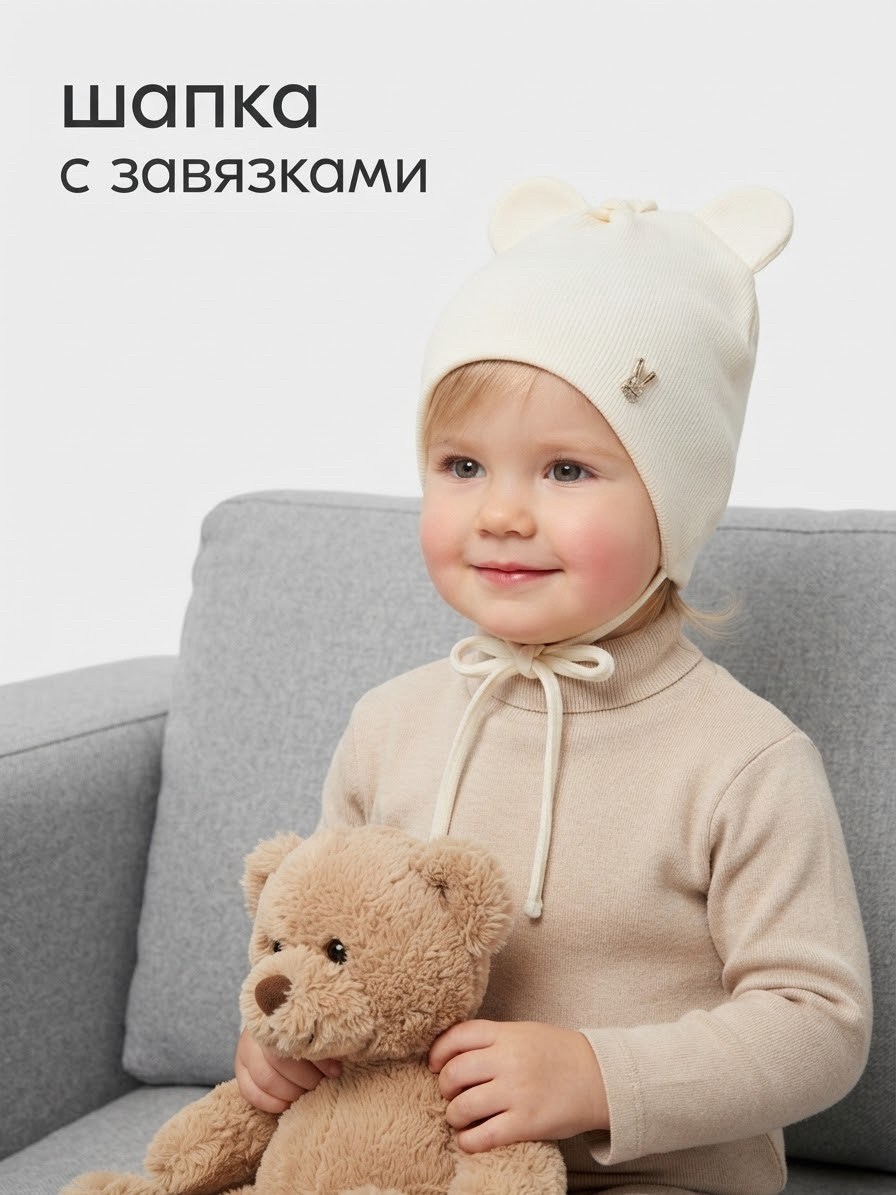 шапка детская,шапочка детская,шапка для новорожденного,трикотажная шапочка,шапка детская двойная