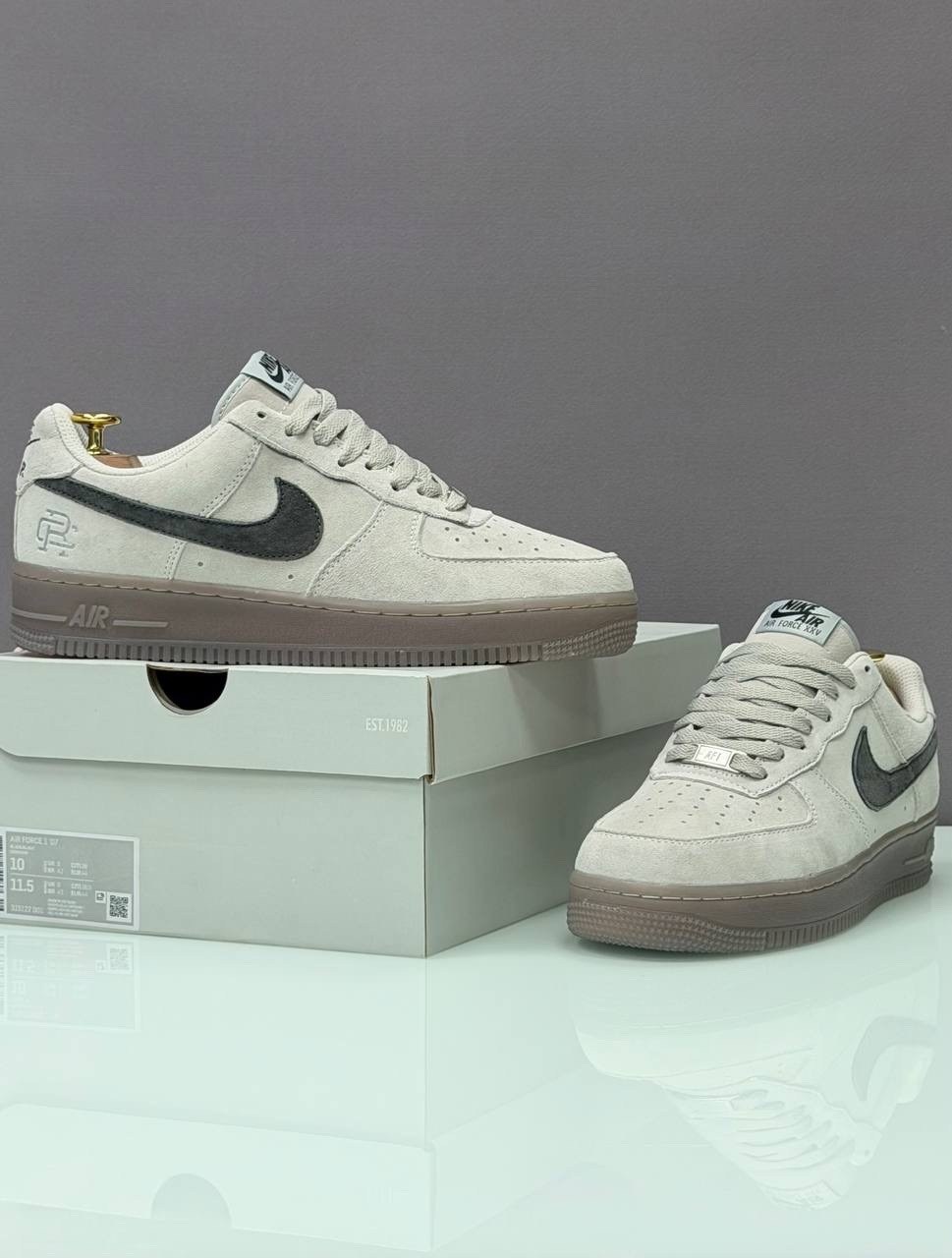 nike reigning champ air force 1 low lv8 light grey,кросcовки nike air force 1,nike air force 1 low,кроссовки nike air force 1 low grey,nike air force 1 low suede grey