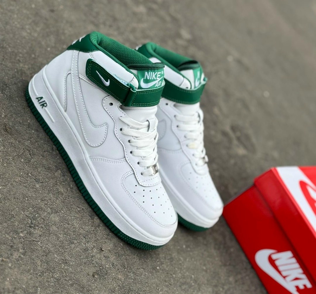 кроссовки nike air force 1 high,кроссовки nike air force 1 white green,кросcовки nike air force 1,мужские кроссовки nike air force 1,nike air force 1