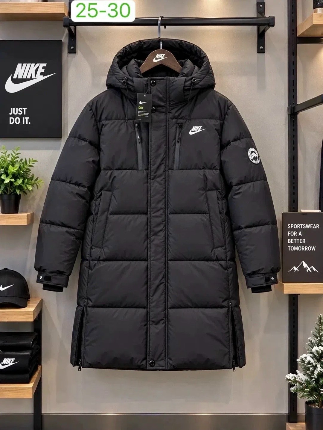 пальто пуховое nike,удлиненный пуховик найк мужской,длинные пуховики,пуховик мужской nike,пуховик