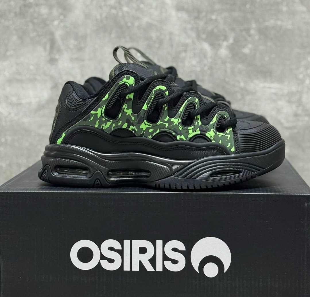 osiris кроссовки,osiris кроссовки мужские черно зеленые,osiris d3 кроссовки black camouflage,osiris d3 зеленые,osiris d3 2001 скейт кроссовки-черный-зеленый