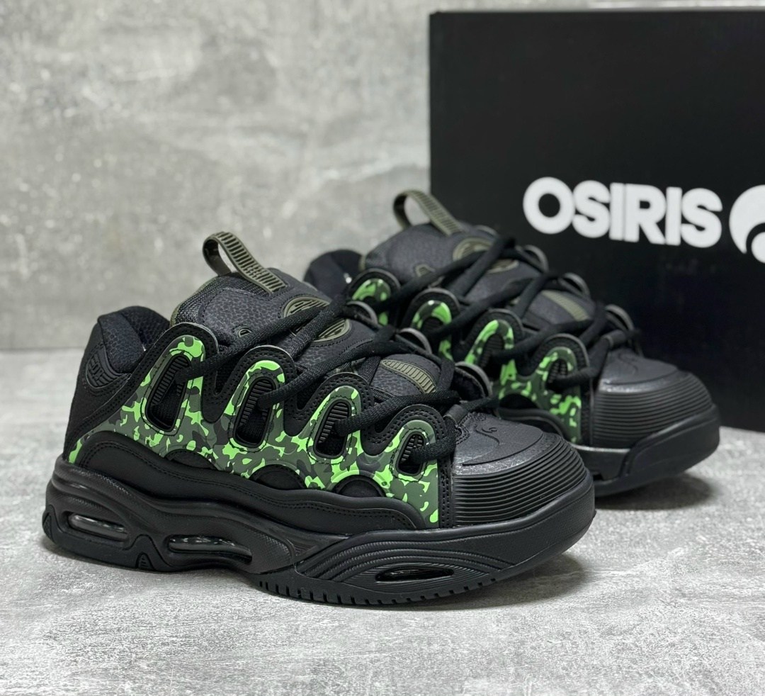 osiris кроссовки,osiris кроссовки мужские черно зеленые,osiris d3 кроссовки black camouflage,osiris d3 зеленые,osiris d3 2001 скейт кроссовки-черный-зеленый