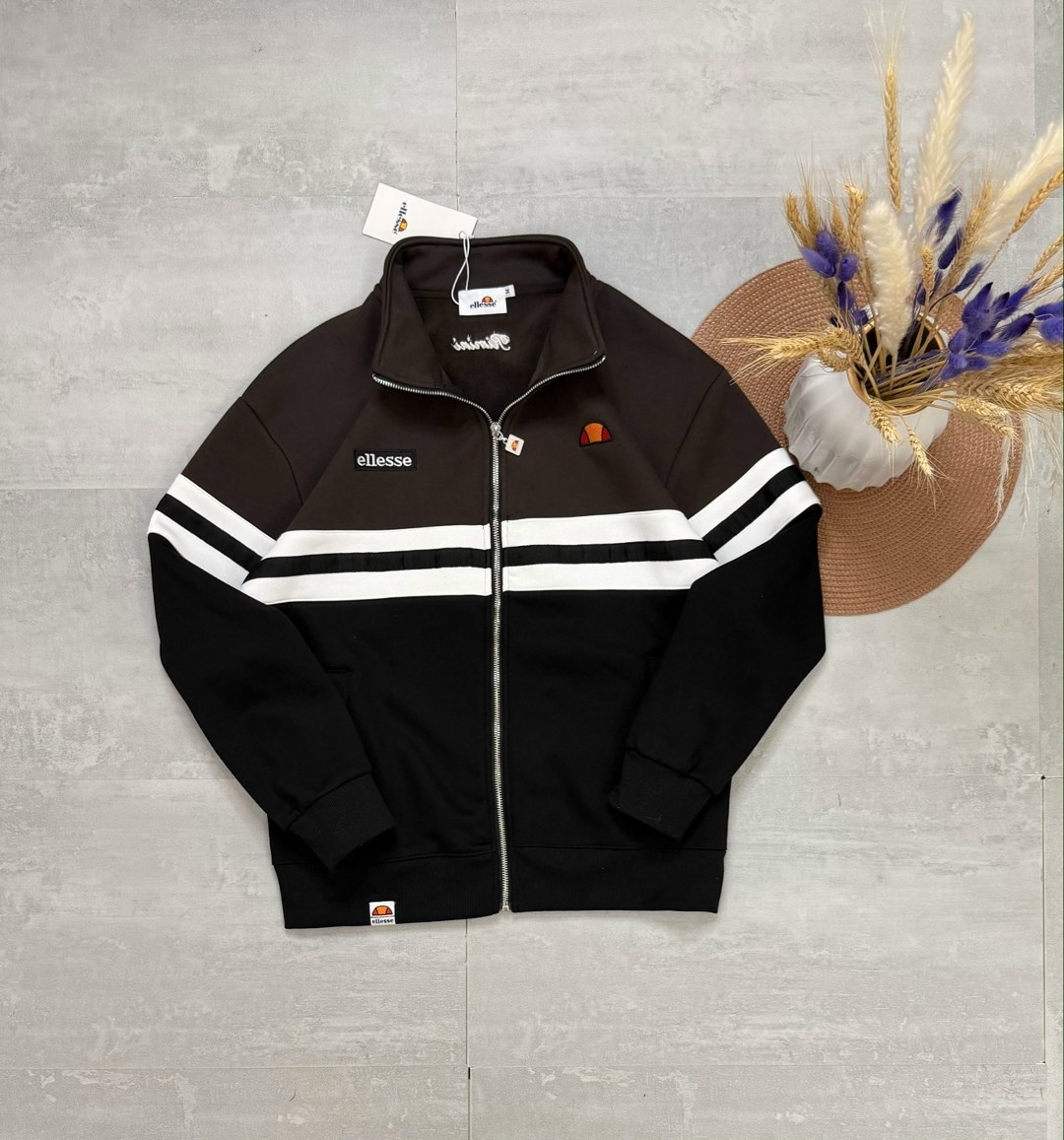 олимпийка ellesse,олимпийка ellesse rimini,ветровка мужская ellesse rimini track top,кофта ellesse,олимпийка ellesse ellesse цвет белый черный