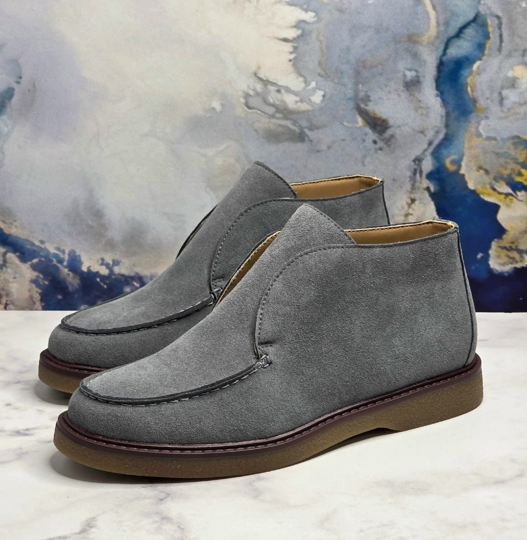 ,ботинки loro piana,замшевые ботинки open walk loro piana,замшевые ботинки,ботинки лоро пиано женские