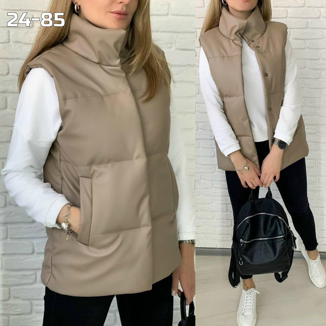 жилетка женская экокожа утепленная,жилетка женская,жилет из экокожи женский,жилет женский экокожа,жилетка экокожа