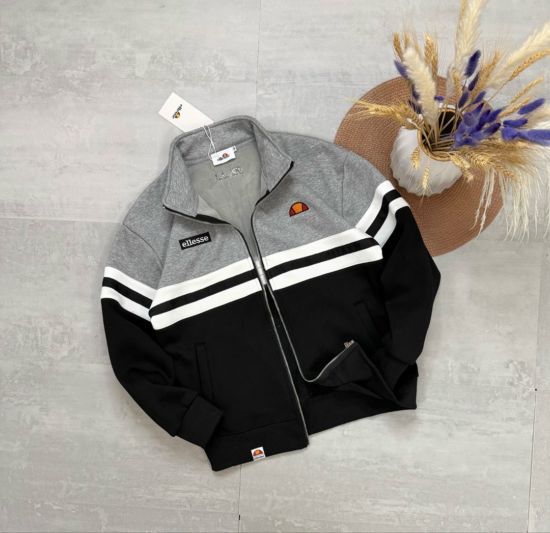 олимпийка ellesse,олимпийка ellesse rimini,ветровка мужская ellesse rimini track top,кофта ellesse,олимпийка ellesse ellesse цвет белый черный