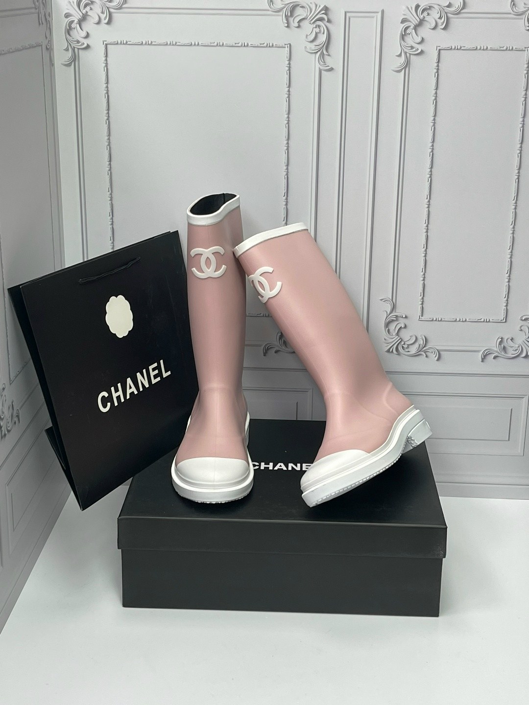 резиновые сапоги chanel,резиновые сапоги шанель,сапоги chanel,сапоги шанель,сапоги резиновые