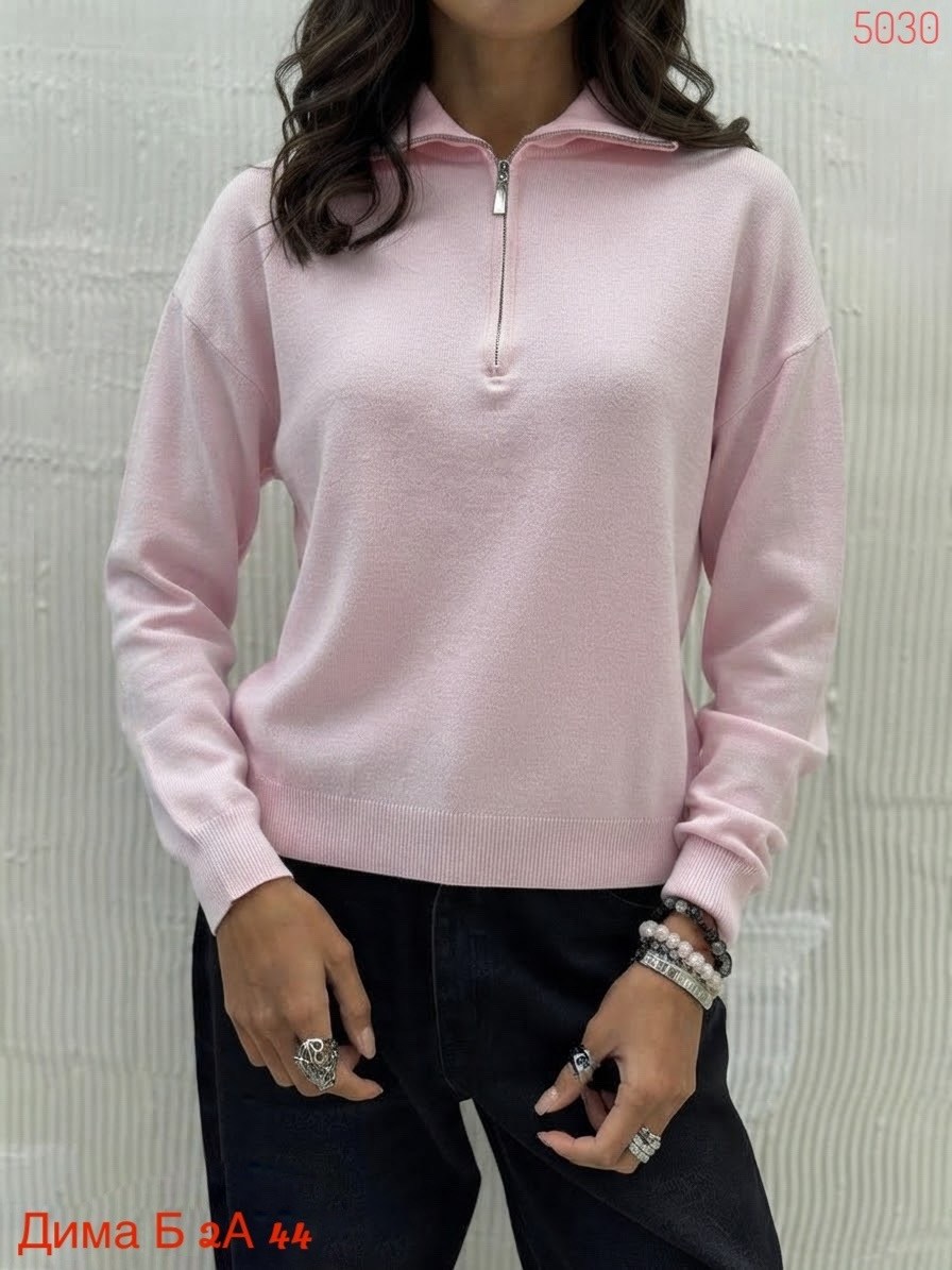 джемпер женский,женская кофта,свитер оверсайз с горлом на молнии kk fashion,свитшот женская,свитер женский белый