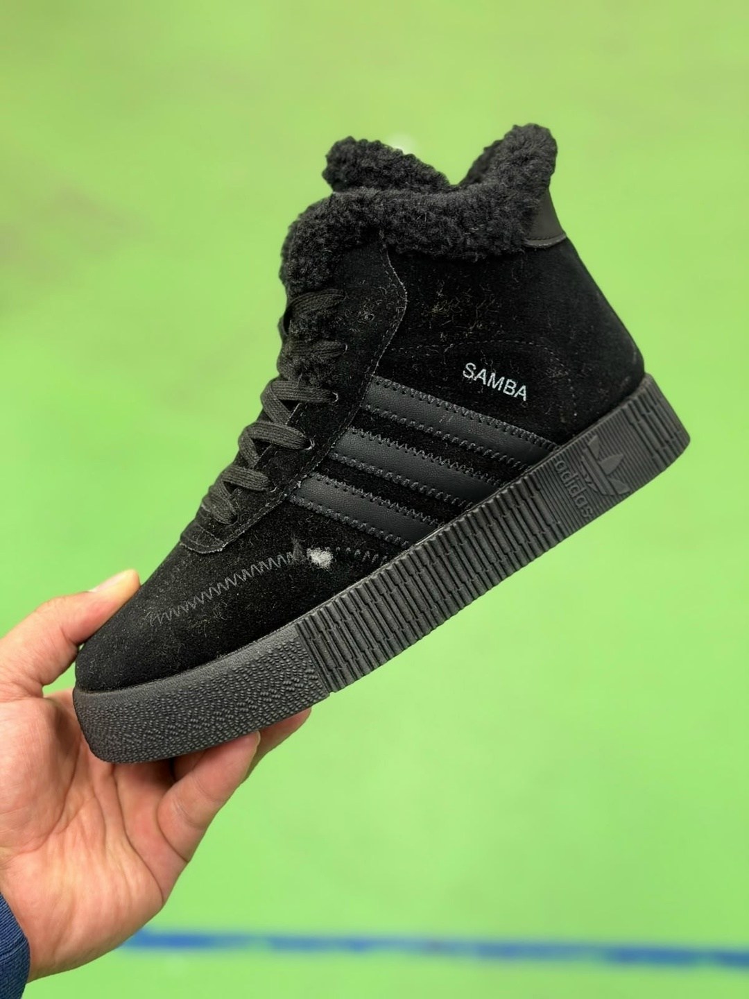кроссовки высокие adidas samba зимние с мехом,,кроссовки adidas samba,мужские кроссовки adidas samba,samba кроссовки