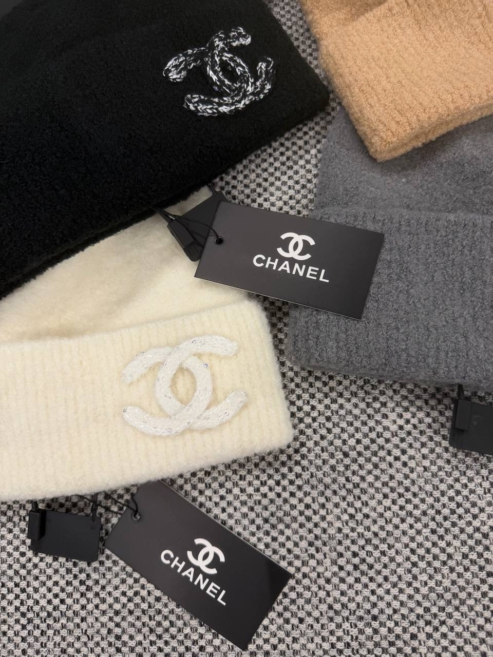chanel шапка,шапка шанель,шапка chanel женская демисезонная ch13,вязаная шапка chanel,шапка бини