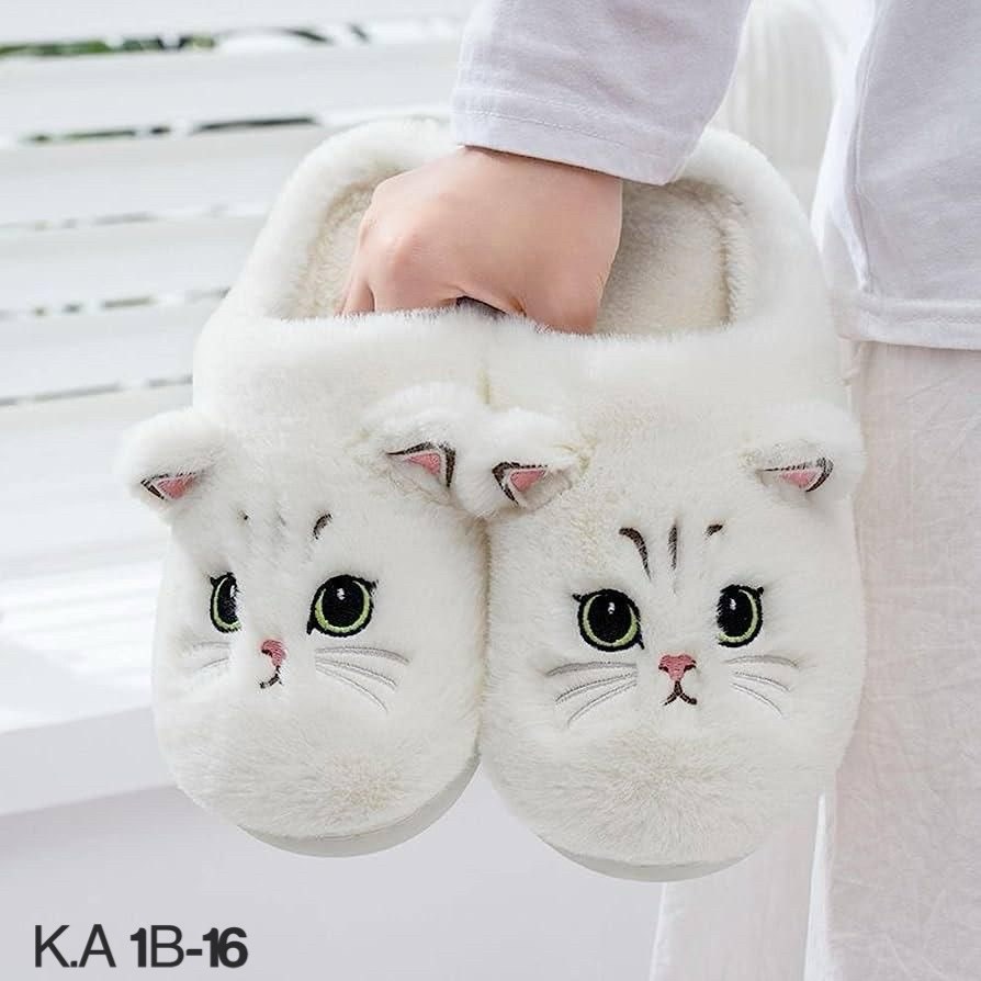 тапки женские зимние плюшевые с мультяшным котом,тапки коты,тапочки котята,тапки женские зимние плюшевые мультяшный кот,