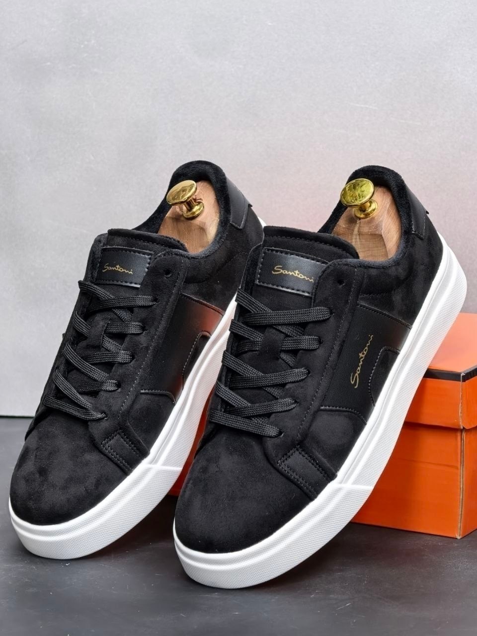 кеды santoni мужские,мужские кеды,мужские замшевые кеды santoni черные,,мужская