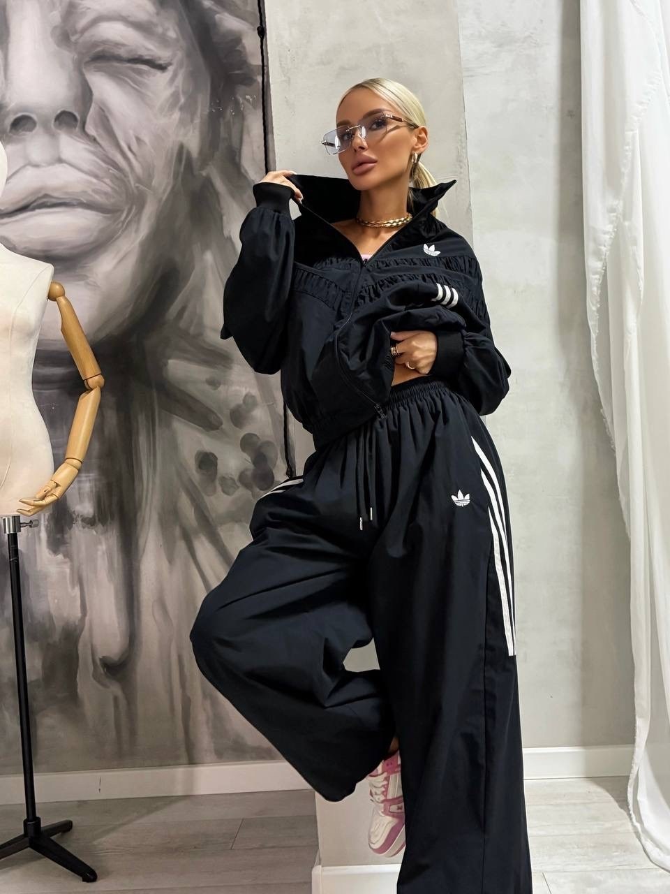 костюм спортивный женский,спортивные костюмы,костюм адидас,брюки adidas оверсайз y2k,спортивные костюмы адидас