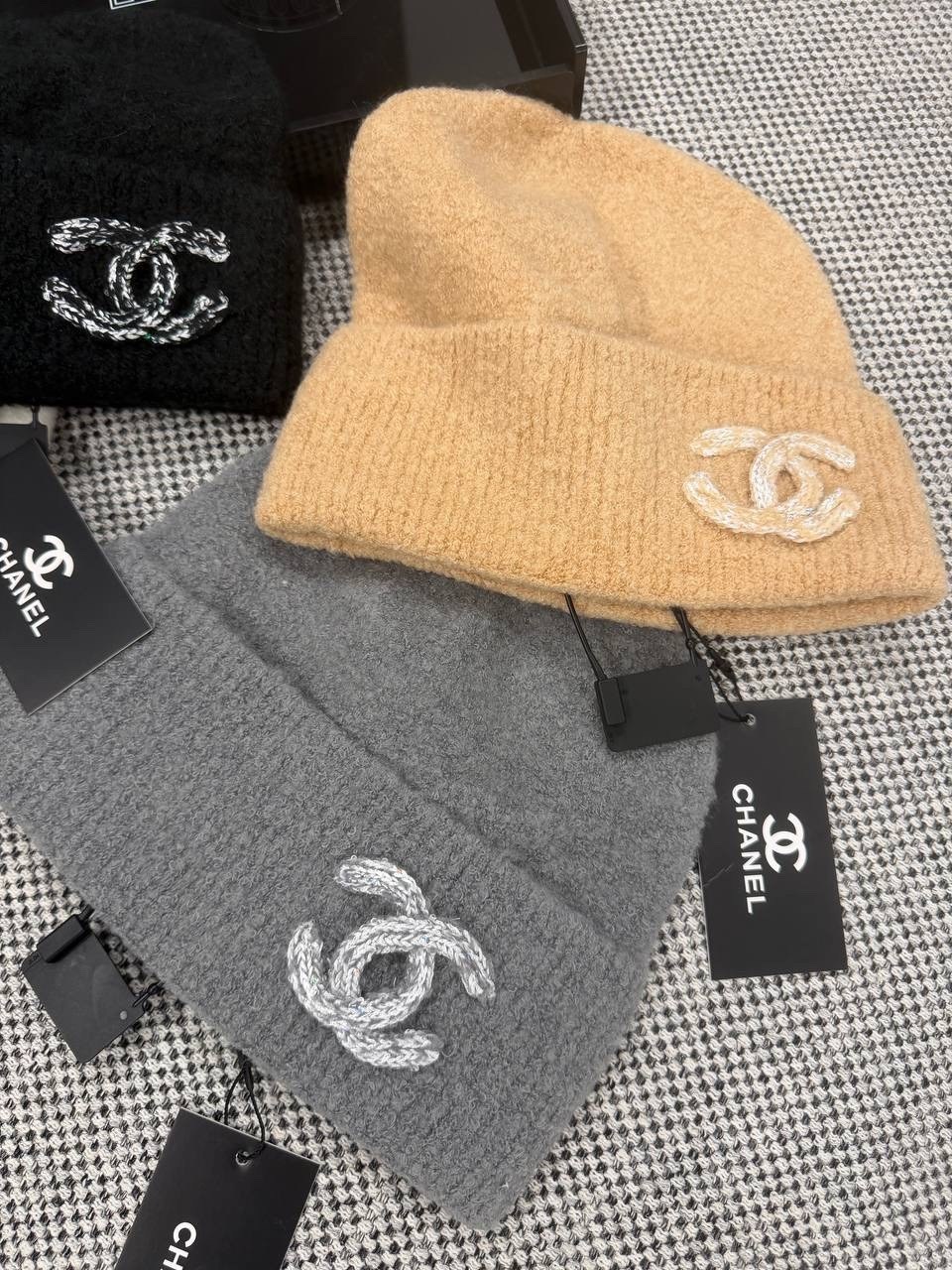 chanel шапка,шапка шанель,шапка chanel женская демисезонная ch13,вязаная шапка chanel,шапка бини