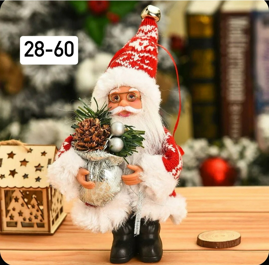 рождественская кукла санта,новогодние фигурки под елку,дед мороз игрушка,новогодние фигурки,новогодняя фигурка санта