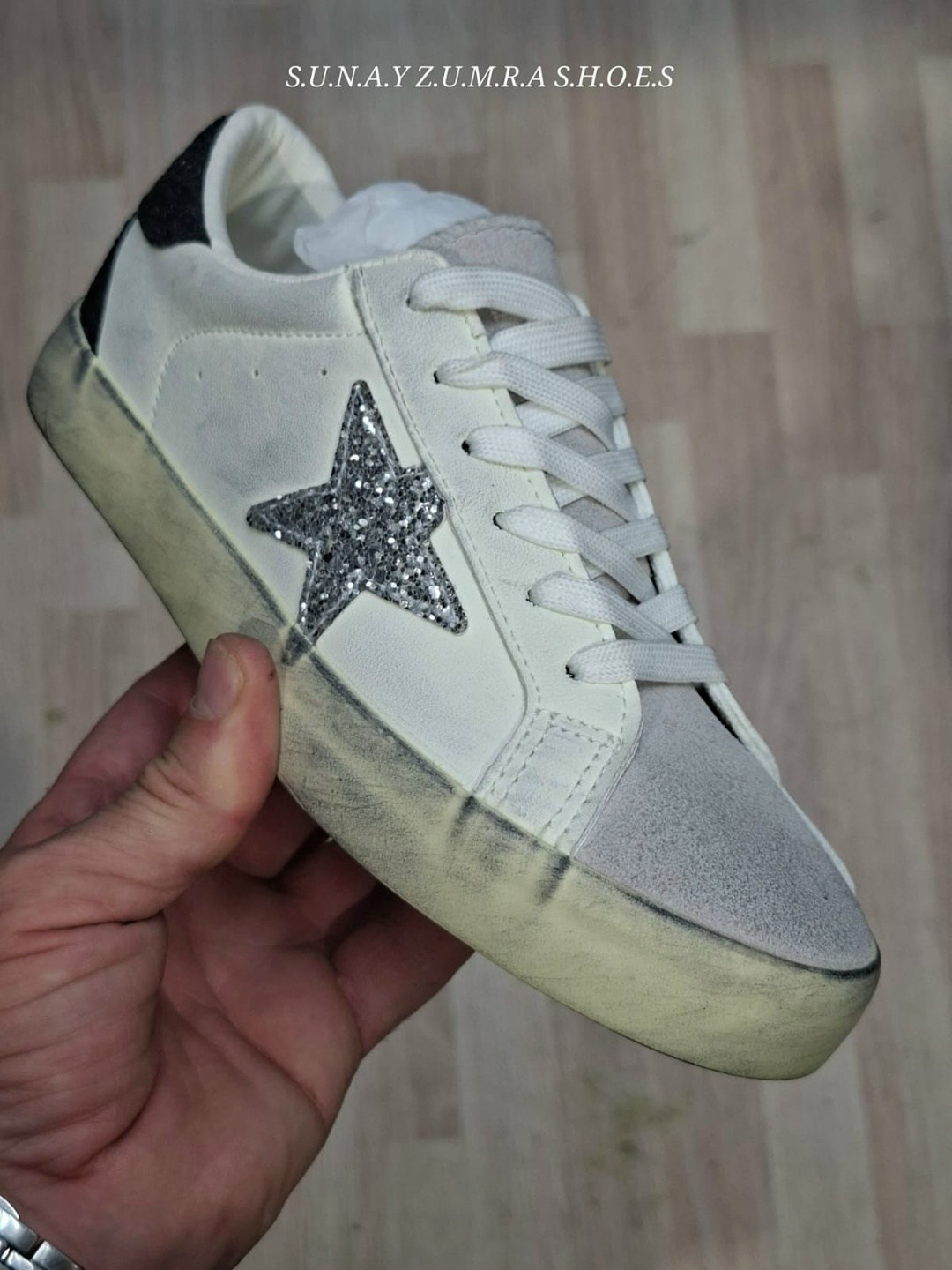 golden goose кеды hi star с блестками белый,,golden goose кеды с блестками,кеды golden goose,женские кроссовки