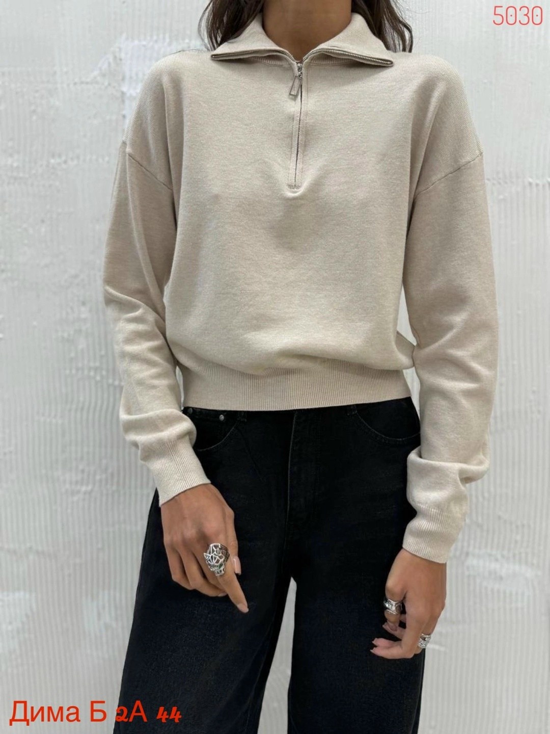 джемпер женский,женская кофта,свитер оверсайз с горлом на молнии kk fashion,свитшот женская,свитер женский белый