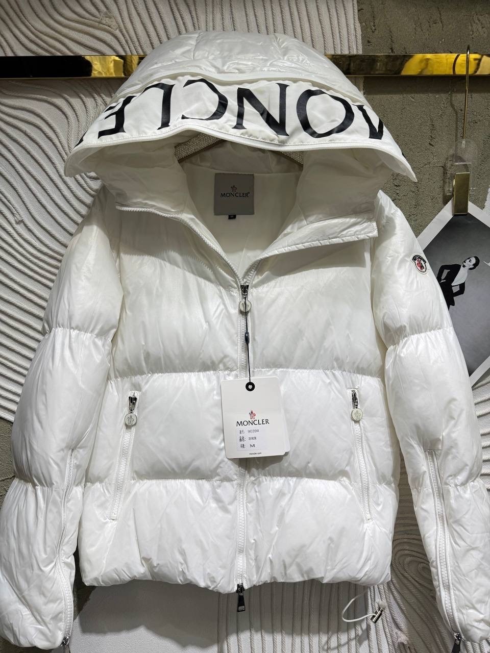пуховик женский,пуховик moncler,куртка женская в стиле chanel,куртка теплая люкс в стиле chanel,короткий пуховик